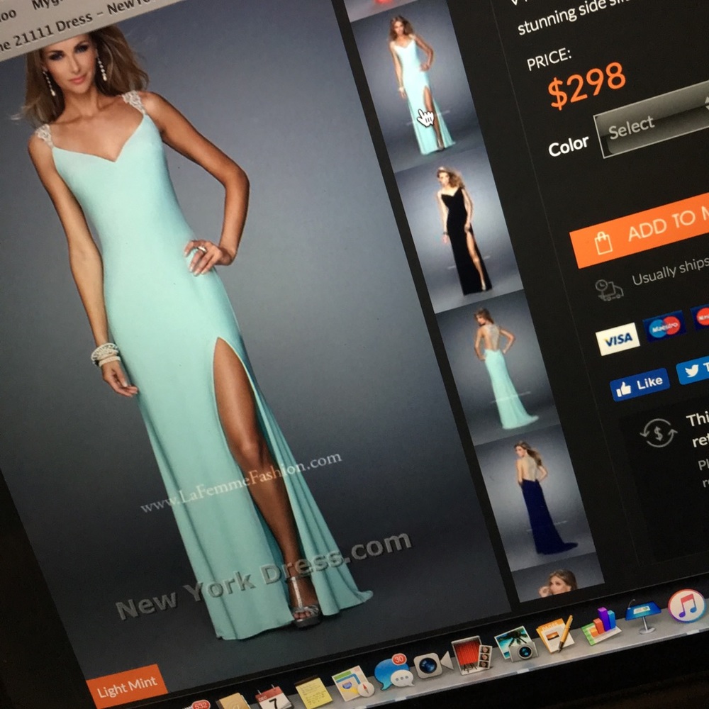La Femme Prom dress